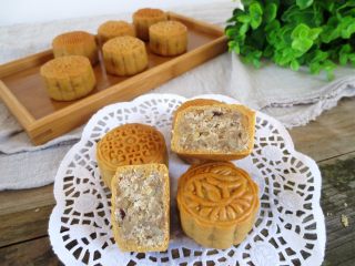 18、清爽五仁月饼,朴实无华的内陷,口感却是一级棒