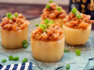 15、白萝卜煮,撒上葱花