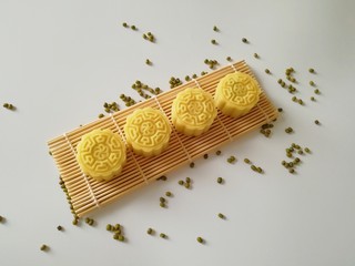 21、绿豆糕,自己制做零添加，更健康。