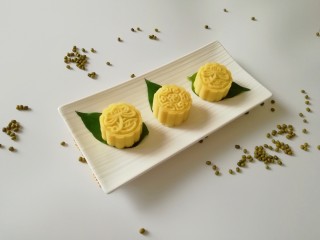 23、绿豆糕,成品。