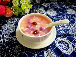 1、元宵节 珍珠米酒汤圆,成品图来一张。