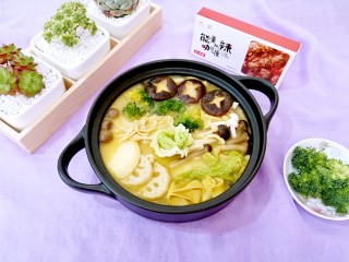 12、咖喱菌菇蔬菜火锅, 这么简单又好吃的火锅，一定不要错过哦！