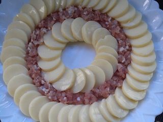 8、芙蓉豆腐,松松地填满一个圈