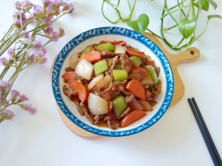 18、牛肉小炒,成品。