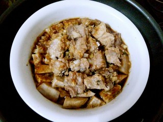 17、香芋蒸排骨,蒸好啦，香喷喷滴