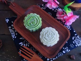 23、冰皮月饼（附豆沙做法）,成品