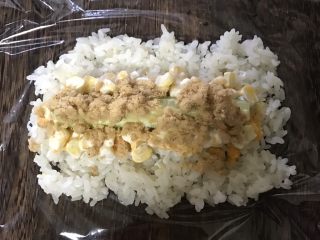 12、超豪华饭团,最上面撒上肉松