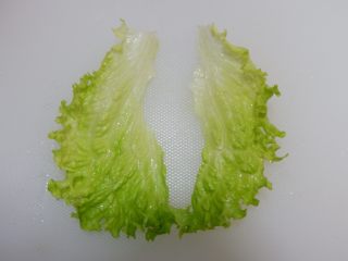 6、小熊排包三明治,去掉根部留叶