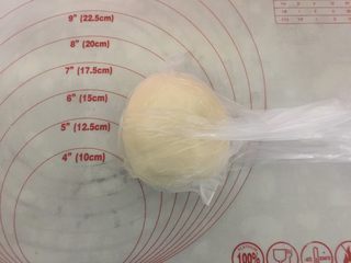 5、芝士大虾鲜肉月饼,装入保鲜袋放入冰箱冷藏松驰半小时