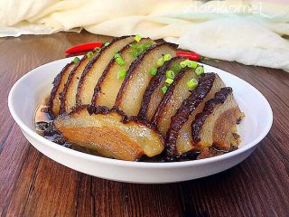 12、梅菜扣肉,成品