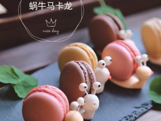 17、蜗牛马卡龙,宝贝说舍不得吃然后就吃了两个。。。。
