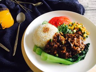 33、#咸味#  家乡特色茄子饭,成品图