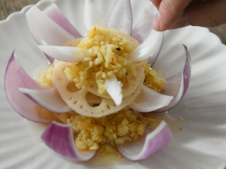13、这样的洋葱莲藕你吃过嘛——莲花洋葱,叠加至三层