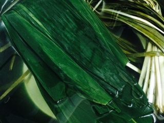 1、红枣粽子,粽叶提前浸泡，鲜粽叶一小时即可