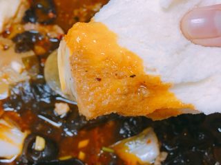 18、冒菜,老公吃了一半再把大馒头泡汤汁,那味道不摆了