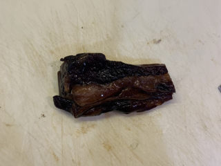 5、春笋炒腊肉,准备好半块腊肉