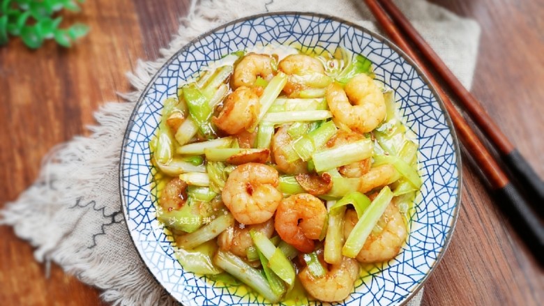 韭黄炒虾仁