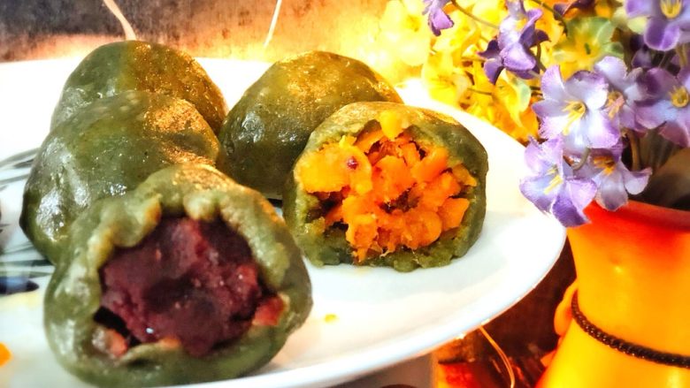 时令菜谱网红艾草青团