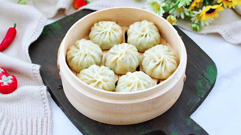 萝卜牛肉酱小笼包