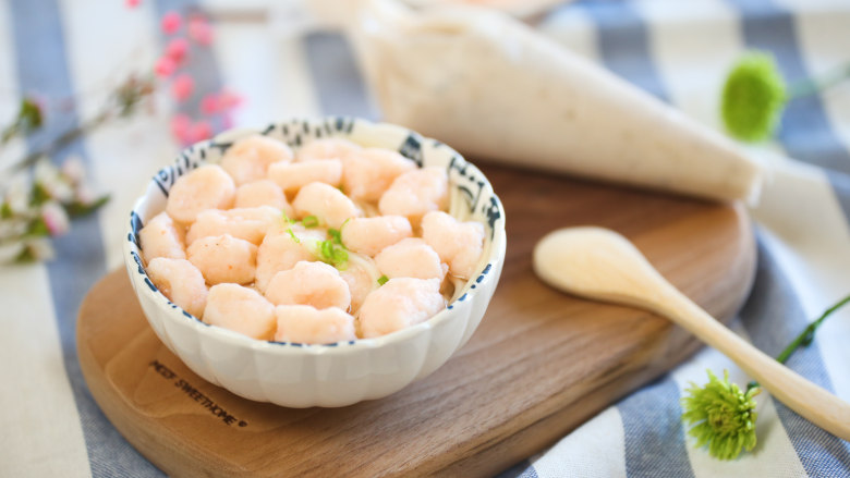 12m自制虾滑宝宝辅食