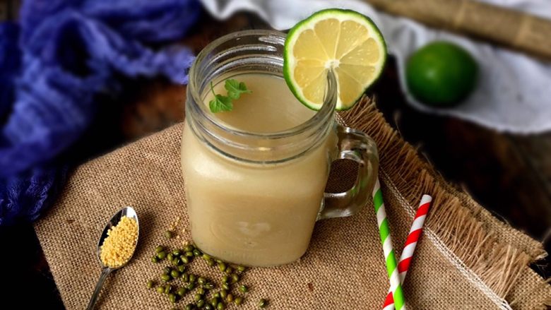 瘦身解暑小米绿豆饮