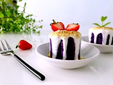 麦胚酸奶淋紫薯对挑食人是赤裸裸的诱惑