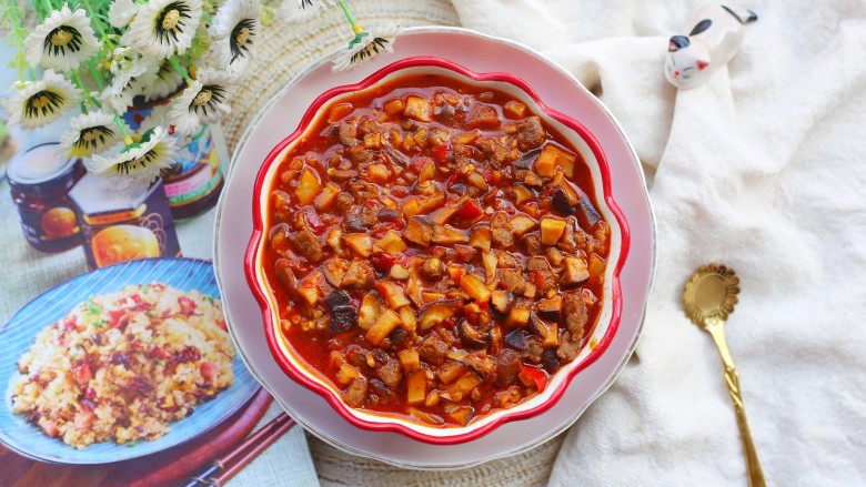 冬至美食香菇肉酱
