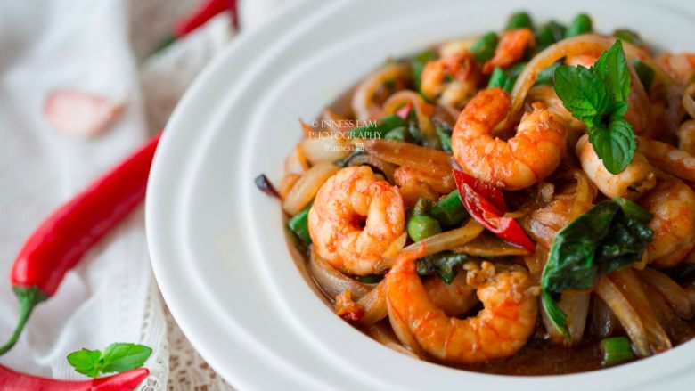 泰式九层塔炒虾去泰国必吃的低卡美味