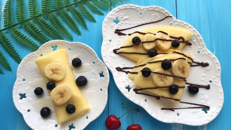 减肥版香蕉可丽饼