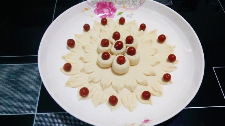 冬至美食小酸枣花馍