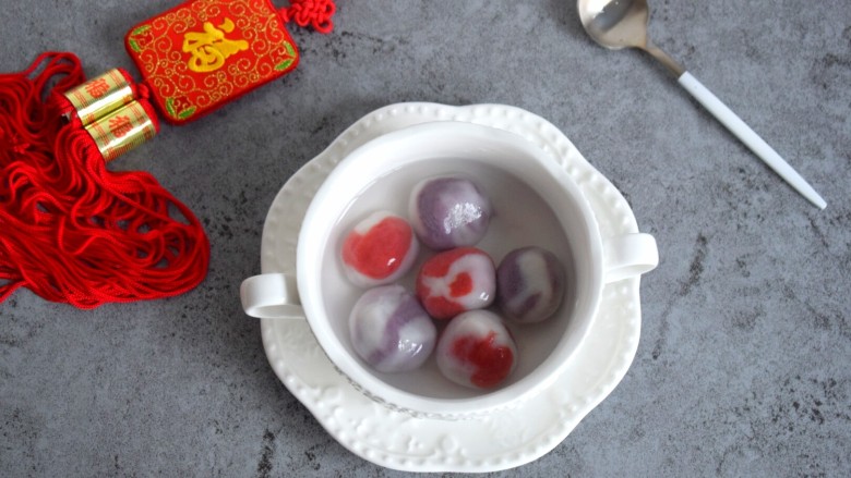 欢度元宵雨花石汤圆