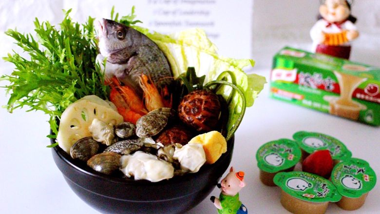 蔬菜海杂拌火锅