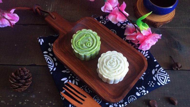 冰皮月饼附豆沙做法