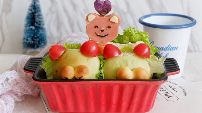 小熊排包三明治