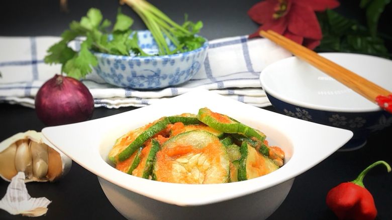 百变水果清新爽口花青吊瓜