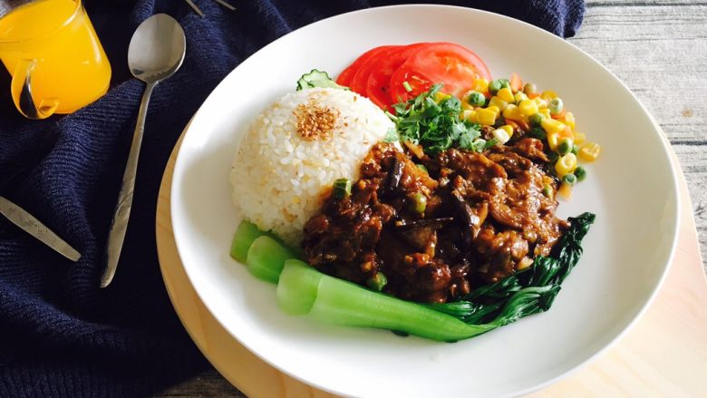 咸味家乡特色茄子饭