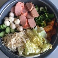 自制韩式部队火锅