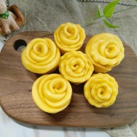 浪漫七夕胡萝卜玫瑰馍