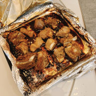 锡纸烤排骨