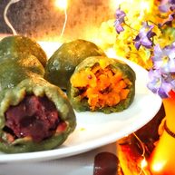 时令菜谱网红艾草青团