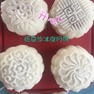 红豆沙冰皮月饼中秋食饼记