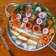 吃豆腐豆子与豆腐的碰撞