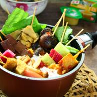 简版串串香辣火锅