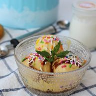 酸奶芒果冰淇淋