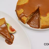 太妃糖酱无花果蛋糕