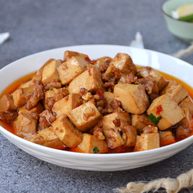 肉末嫩豆腐