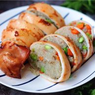 糯米控绝不能错过——香烤鱿鱼包饭