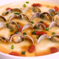 原来花甲蒸蛋正确的步骤是这样子的难怪在家里做不出饭店的味道