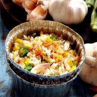 金蒜炒饭