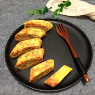 火腿葱花厚蛋烧